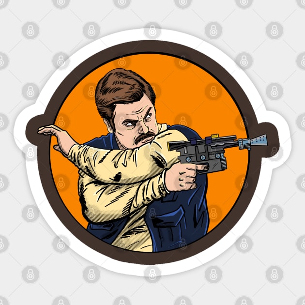 Ron Solo Sticker by blakely737